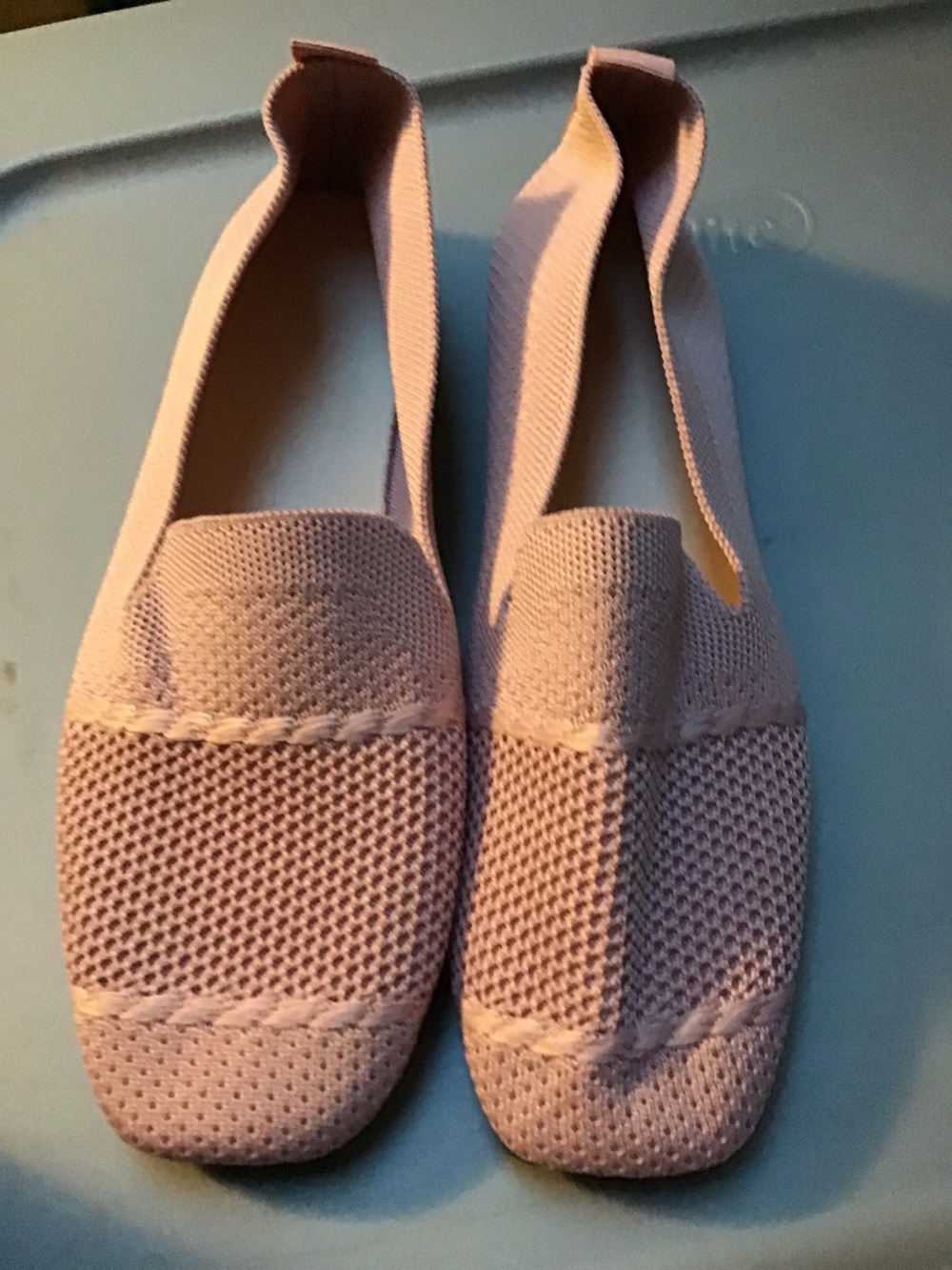 Women’s Knit Slip-On Loafers — Blush  new size 40/9